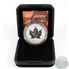 Image 1 : 2005 Canada Netherlands Tulip Privy Mark 1oz. Silver Maple Leaf in Original Black Display Box with C