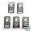 Image 1 : Lot of 1oz .999 Fine Silver Sunshine Mint Bars Sealed in Plastic. 5pcs (TAX Exempt)