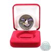 Image 1 : 2014 Canada $5 Birds of Prey Peregrine Falcon Coloured Fine Silver Coin Encapsulated in Red Display 