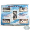 Image 1 : America the Beautiful 5-piece 1oz .999 Fine Silver Bar Set from the Hamilton Mint in Hard Plastic Ho