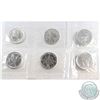 Image 1 : Lot of 6x 2006 Canada $5 Fine Silver Maple Leafs Sealed in Original Plastic Sheet (TAX Exempt)