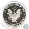 Image 2 : 2018 Liberty 5oz .999 Fine Silver Bullion Round in Capsule (coin lightly toned & capsule scratched) 