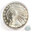 Image 1 : 1929 Liberty Golden State Mint 5oz .999 Fine Silver Round in Capsule (coin is toned) TAX Exempt