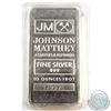Image 1 : Johnson Matthey 10oz Fine Silver Bar (Tax Exempt). Serial # 379971. Comes in original wrap.