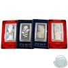 Image 1 : PAMP 1oz Fine Silver Bar Lot sealed in original Certificates (Tax Exempt). You will receive 4 differ
