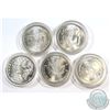 Image 1 : 2013 Silver Shield 1oz Fine Silver Rounds encapsulated (Tax Exempt). You will receive 5 different de