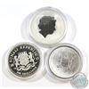 Image 2 : Lot of 1oz Fine Silver Coins (Tax Exempt). You will receive the 2013 African Elephant, 2017 Fiji The