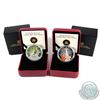 Image 1 : 2013 Canada $20 Maple Canopy Autumn & Spring Fine Silver Coins (Tax Exempt) 2pcs.