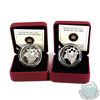 Image 1 : 2010 Canada $20 Holiday Pine Cones - Moonlight & Ruby Fine Silver Coins (Tax Exempt). Coins come enc