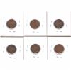 Image 2 : Lot of 1925-1932 Canada 1-cent F to VF-EF (coins have various impairments). 6pcs
