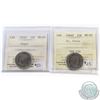 Image 1 : 2004P St. Croix & 2004P Poppy 25-cent ICCS Certified MS-65. 2pcs.