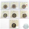Image 1 : Lot of 1996-2017 Canada $2 ICCS Certified MS-64 Except 1996 MS-63 - 1996, 2005, 2011, 2015 McCrae, 2