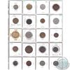 Image 2 : Estate Lot of Mixed World Coinage from Different Countries in Plastic Pages. 60pcs