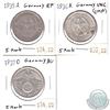 Image 1 : Estate Lot of Germany 5 Mark Coins - 1935A EF, 1936A UNC (Impaired) & 1937D AU. 3pcs