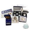 Image 1 : Estate Lot of USA Commemorative Coins and Sets. You will receive 1962 Proof Set, 1966 Special Mint S