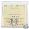 Image 1 : 1944 Canada 10-cent ICCS Certified MS-64