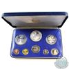 Image 1 : 1974 Barbados 8-coin Proof Set Struck by the Franklin Mint