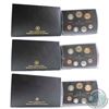 Image 1 : 2006 Snowy Owl, 2007 Swan and 2008 Great Blue Heron Commemorative Specimen Sets (tattered outer box)
