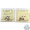 Image 1 : 10-cent 1937 MS-62, & 1938 AU-50. Both coins ICCS Certified. A Nice flashy pair.