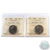 Image 1 : 25-cent 1999 September & November Mule's Both ICCS Certified PL-64.