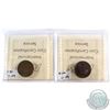 Image 2 : 1-cent 1944C NFLD x 2 (EF-40 & AU-50 Cleaned). Both coins ICCS Certified.