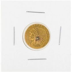 1909 $2 1-2 Indian Head Gold Coin C