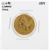 Image 1 : 1899 $5 Liberty Head Half Eagle Gold Coin