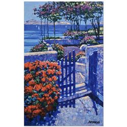 Blue Gate - Santorini by Behrens (1933-2014)