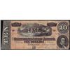 Image 1 : 1864 $10 Confederate States of America Note