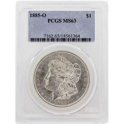 1885-O $1 Morgan Silver Dollar Coin PCGS MS63