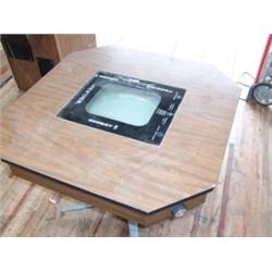 Table Tennis/Hockey Black And White