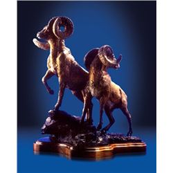Bighorn Bronze by Lorenzo Ghgilieri "Lookout"