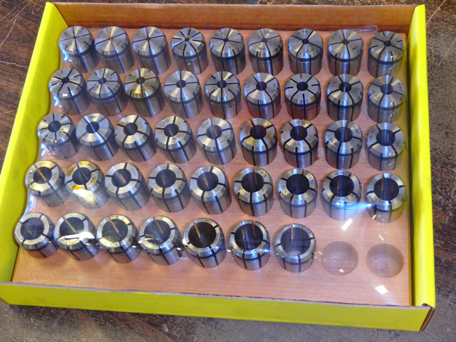 New TMX Tools TG75 Collet Set, From 3/32