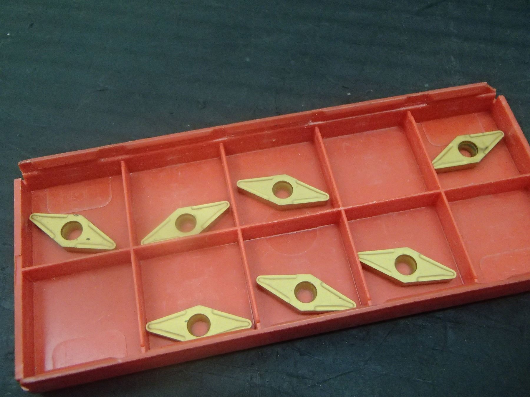 New Sandvik Carbide Inserts, P/N: VBMT 11 02 08-UF - BTM Industrial