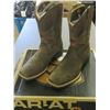 Image 1 : ARIAT Mens Cowboy Boots square toe size 11 D medium / distressed brown