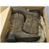 Image 3 : ARIAT Mens Cowboy Boots square toe size 11 D medium / distressed brown