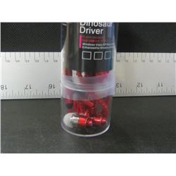 New Metal Dinosaur Driver Zippered Headphones / red