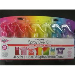 One-Step Spray Dye Kit 44 piece / 21 projects / just add water