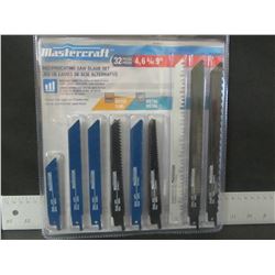 New MasterCraft 32 piece reciprocating/sawzall Blades / 4 - 6 & 9 inch blades