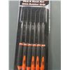 Image 1 : New Pick & Hook set 6 piece long reach with rubber grip