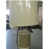 Image 1 : 18 inch tall Rope table accent Lamp / shade needs nut on top