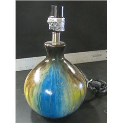 Reactive Glaze Lamp / 16" / no shade