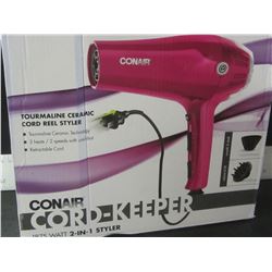 Conair Tourmaline ceramic cord reel Styler/ 3 heat - 2 speed / 1875 watt