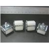 Image 1 : Set of 4 double roller Castors