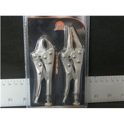 2 piece Mini Locking Plier set/vise grips