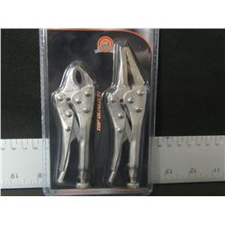 2 piece Mini Locking Plier set/vise grips