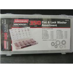 350 piece Flat & Lock Washer Assortment