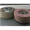 Image 1 : Lot of 10 Flap Grinding Disks / 4 - 1/2"