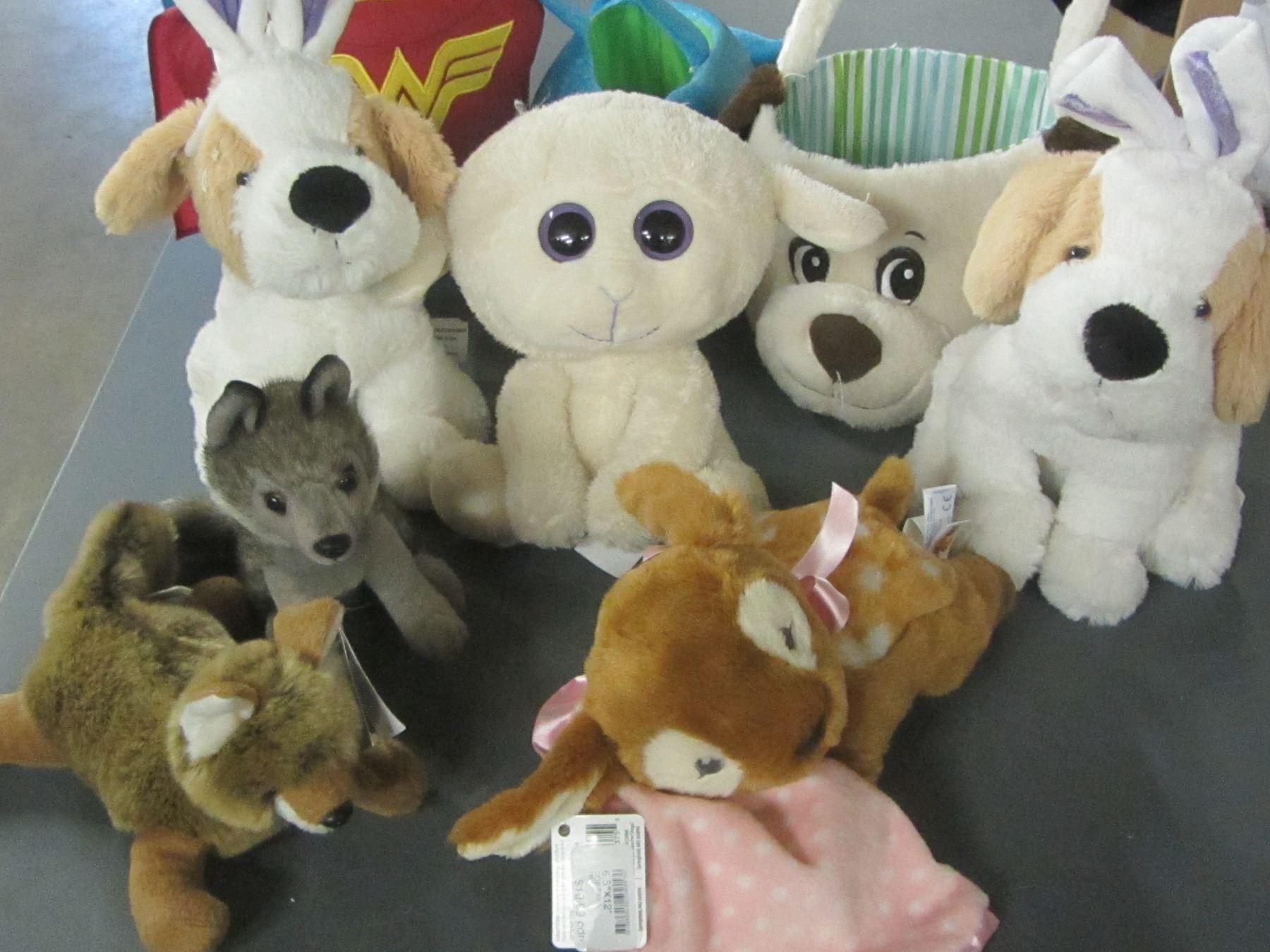 Lot of 9 NEW Stuffed Animals / cute and Soft Klondike OnLine Auctions