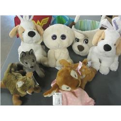 Lot of 9 NEW  Stuffed Animals / cute and Soft